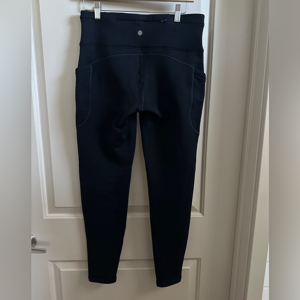 Athleta Altitude Stash High Rise Fleece Leggings